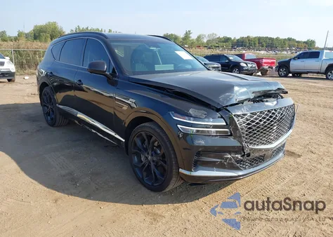 2024 Genesis Gv80 Advanced/Prestige/Prestige Signature из США, поврежденный, VIN KMUHCESC4RU167317